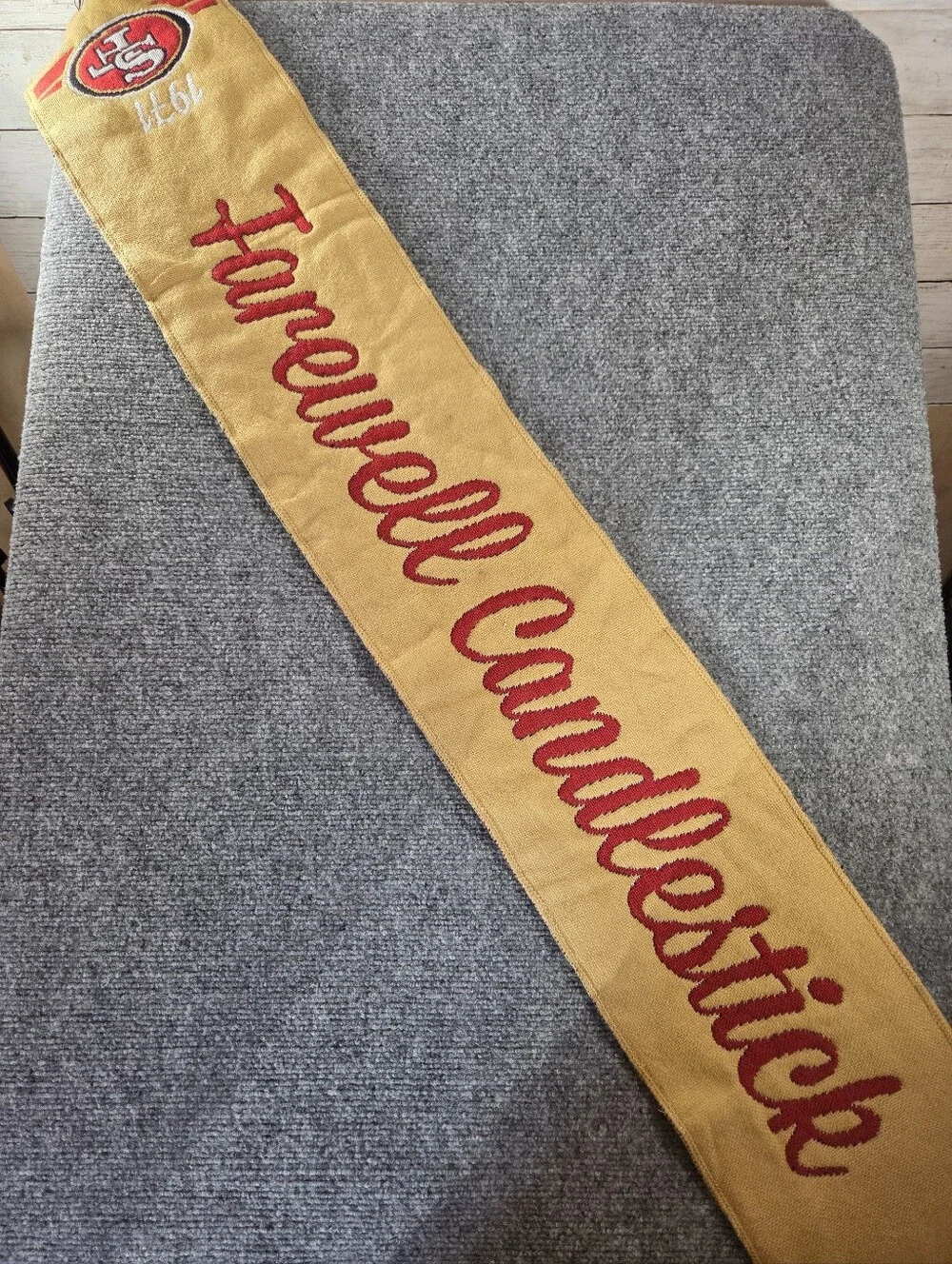 San Francisco 49ers 1977–2013 Farewell Candlestick Scarf